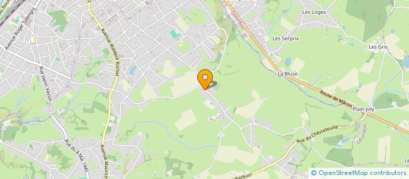 localisation de l'entreprise SCI HERNA  SAINT-VALLIER