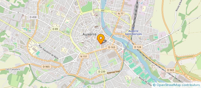localisation de l'entreprise SCI HERNAT à AUXERRE