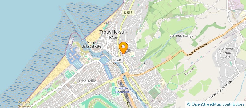 localisation de l'entreprise SCI HERNO à TROUVILLE-SUR-MER