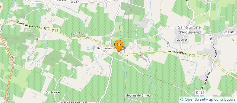 localisation de l'entreprise SCI HERO  BERSON