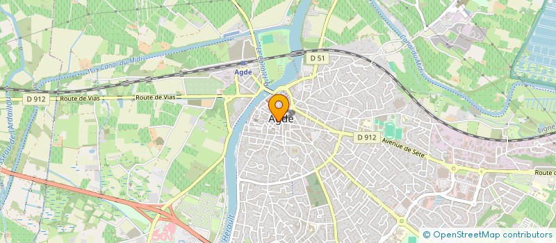 localisation de l'entreprise SCI HERO-BREIZH  AGDE
