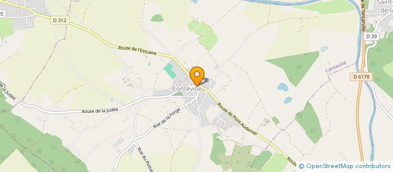 localisation de l'entreprise SCI HEROD  CONTEVILLE