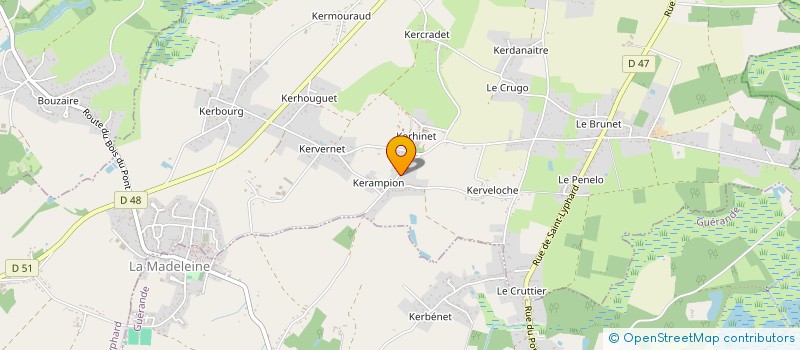 localisation de l'entreprise SCI HERODIADE  SAINT-LYPHARD