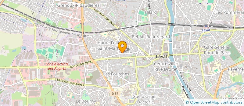 localisation de l'entreprise SCI HEROU à LAVAL