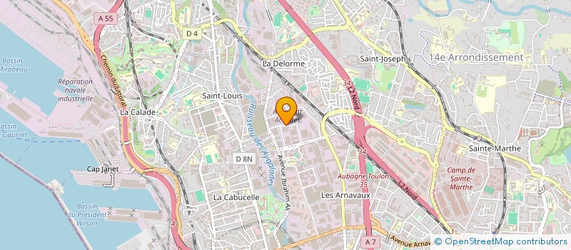 localisation de l'entreprise SCI HEROULT à MARSEILLE