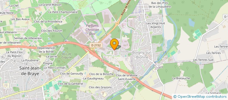 localisation de l'entreprise SCI HERPAS à SAINT-JEAN-DE-BRAYE