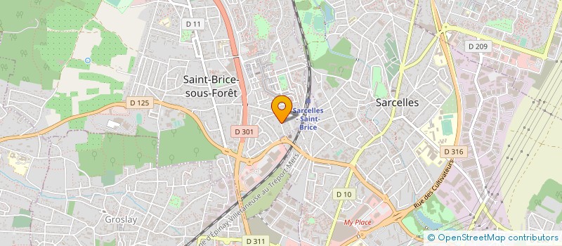 localisation de l'entreprise SCI HERPE à SAINT-BRICE-SOUS-FORET
