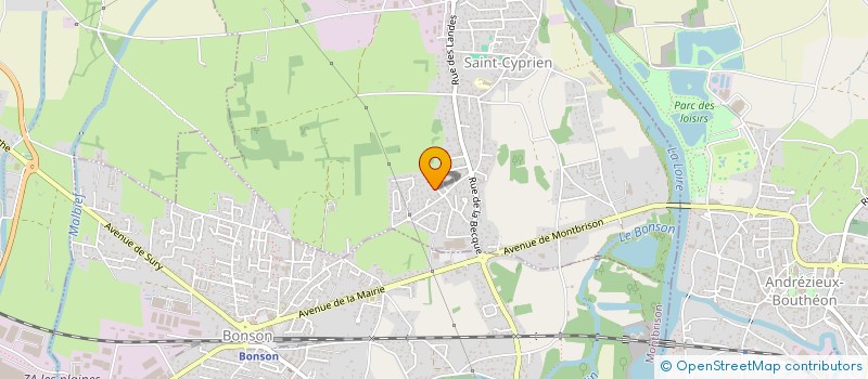 localisation de l'entreprise SCI HERPHAN  SAINT-CYPRIEN