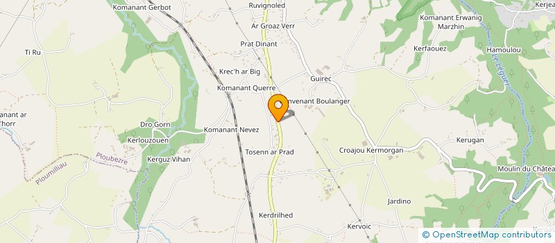 localisation de l'entreprise SCI HERRADURA  PLOULEC'H