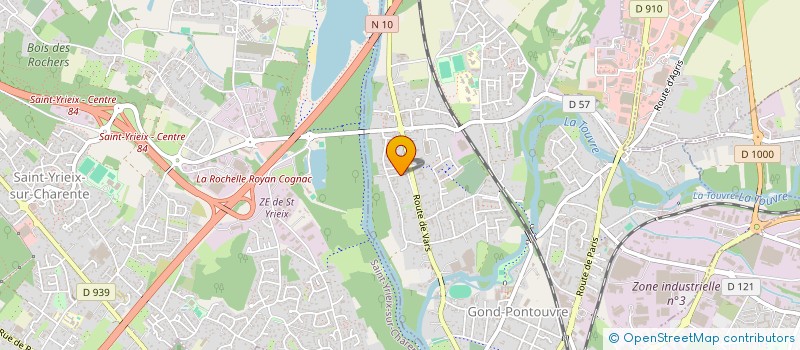 localisation de l'entreprise SCI HERRIOT  GOND-PONTOUVRE