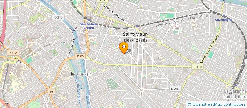 localisation de l'entreprise SCI HERRY A à SAINT-MAUR-DES-FOSSES