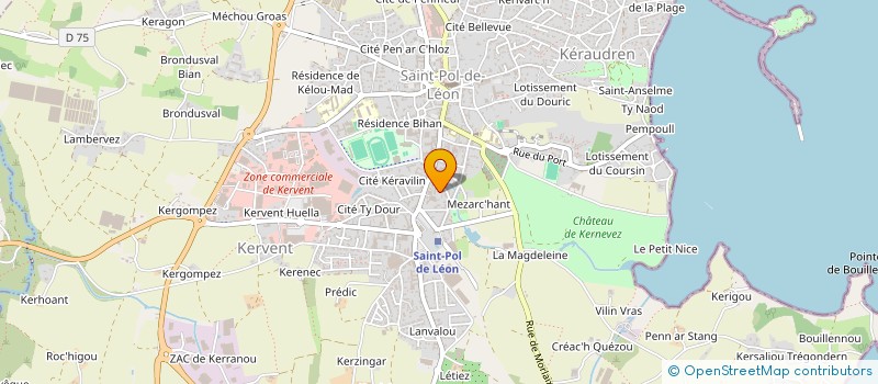 localisation de l'entreprise SCI HERRY-LE VERN  SAINT-POL-DE-LEON