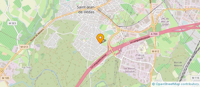 localisation de l'entreprise SCI HERSAN  SAINT-JEAN-DE-VEDAS