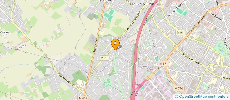 localisation de l'entreprise SCI HERSCHTAL CHEVALIERS 302 à RONCQ