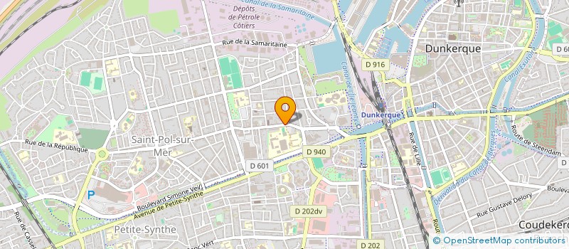 localisation de l'entreprise SCI HERSELA à DUNKERQUE