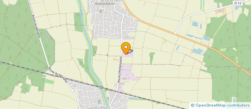 localisation de l'entreprise SCI HERTZOG INVESTISSEMENT  ANDOLSHEIM