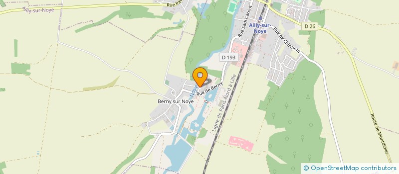 localisation de l'entreprise SCI HERVAL à AILLY-SUR-NOYE