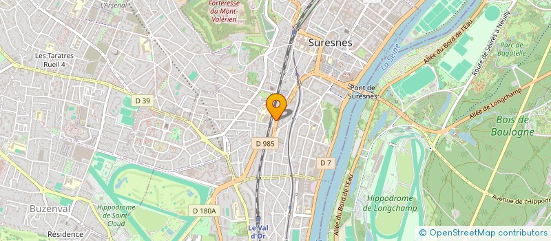localisation de l'entreprise SCI HERVAL à SURESNES