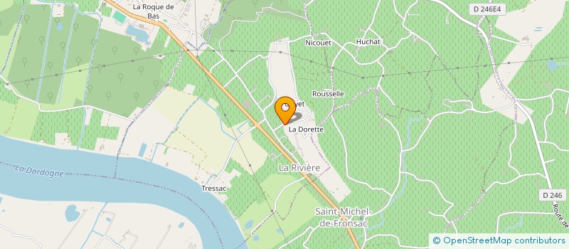 localisation de l'entreprise SCI HERVANE  LA RIVIERE