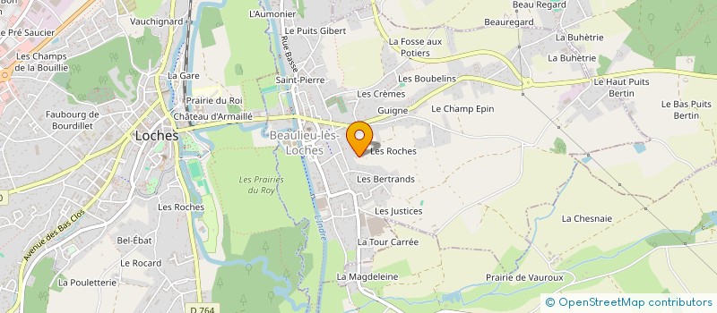 localisation de l'entreprise SCI HERVANN  BEAULIEU-LES-LOCHES