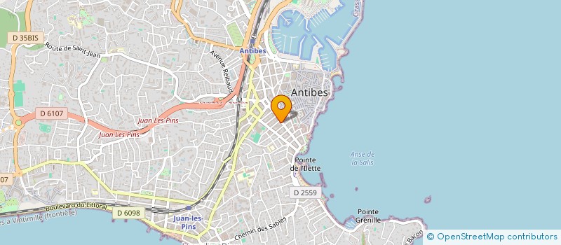 localisation de l'entreprise SCI HERVE à ANTIBES