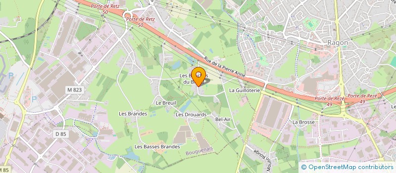 localisation de l'entreprise SCI HERVE à BOUGUENAIS