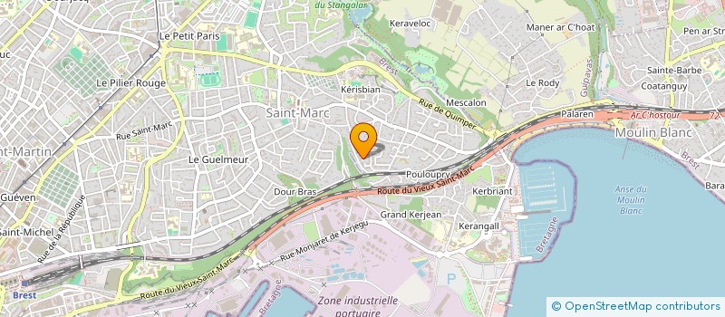 localisation de l'entreprise SCI HERVE  BREST