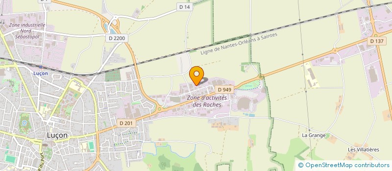 localisation de l'entreprise SCI HERVE  LUCON