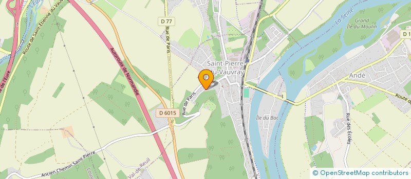 localisation de l'entreprise SCI HERVE  VIRONVAY