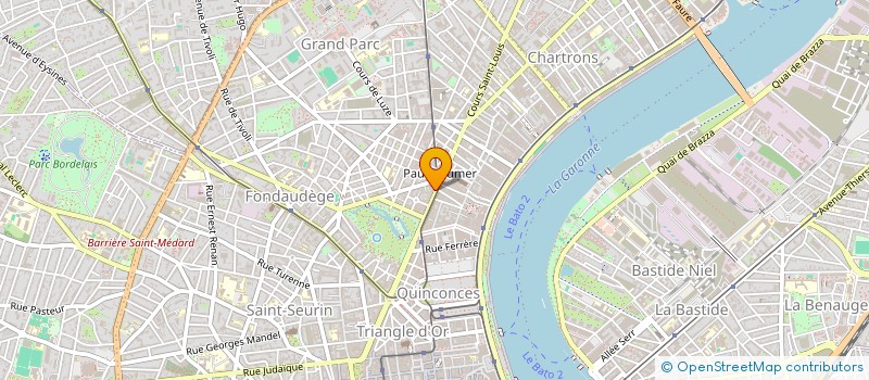 localisation de l'entreprise SCI HERVE GOUBEAU  BORDEAUX