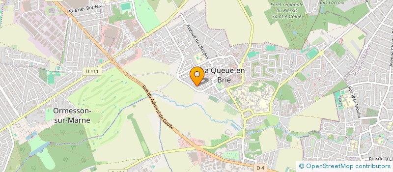 localisation de l'entreprise SCI HERVE PONTAULT  LA QUEUE-EN-BRIE