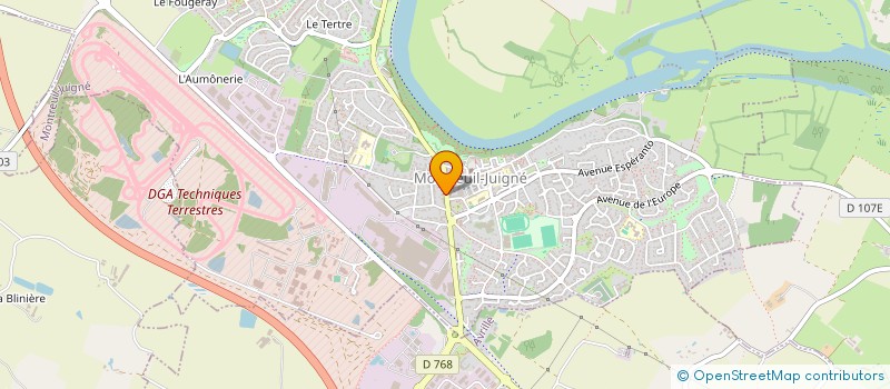 localisation de l'entreprise SCI HERVE POUSSIER  MONTREUIL-JUIGNE