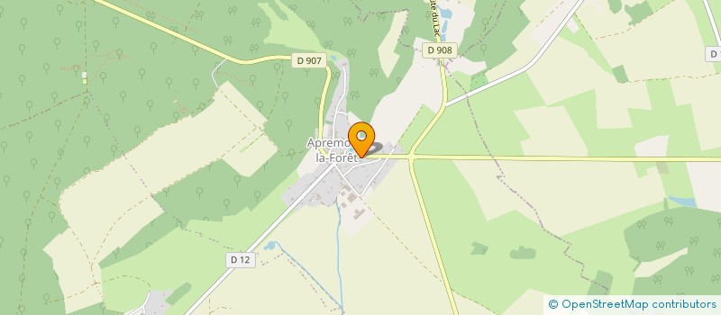 localisation de l'entreprise SCI HERVEDOUBLE à APREMONT-LA-FORET