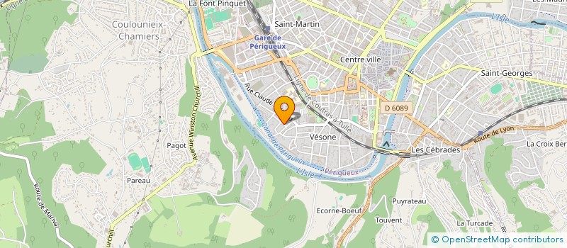 localisation de l'entreprise SCI HERVIC à PERIGUEUX