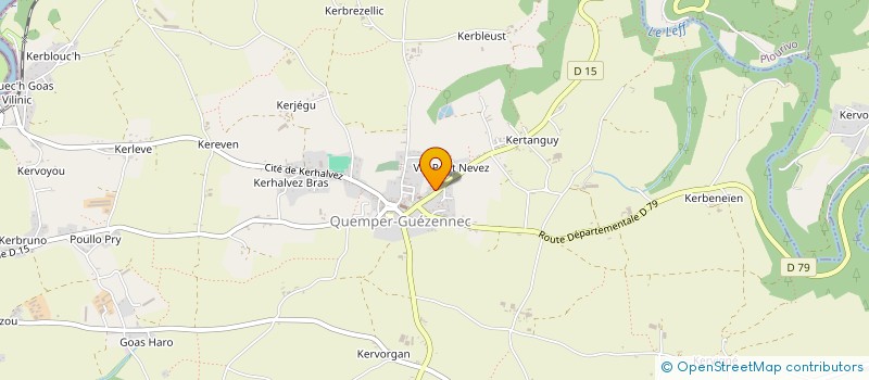 localisation de l'entreprise SCI HERVO  PLOEZAL