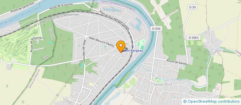 localisation de l'entreprise SCI HERVOUET  SAINT-FARGEAU-PONTHIERRY