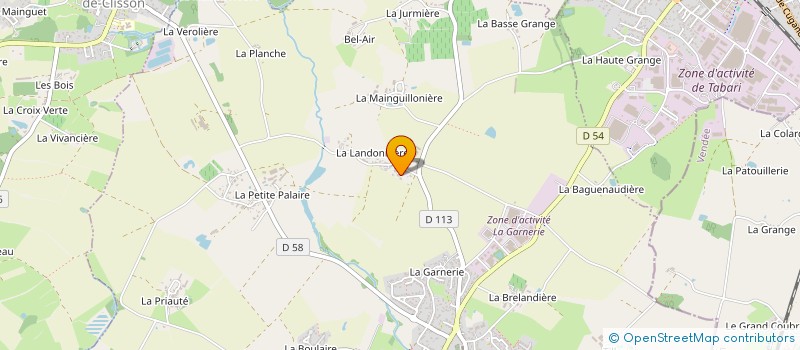 localisation de l'entreprise SCI HERVOUET IMMO  SAINT-HILAIRE-DE-CLISSON