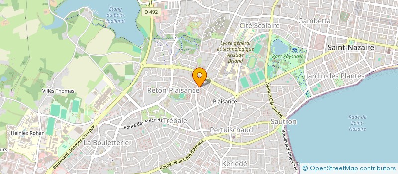 localisation de l'entreprise SCI HERY  SAINT-NAZAIRE