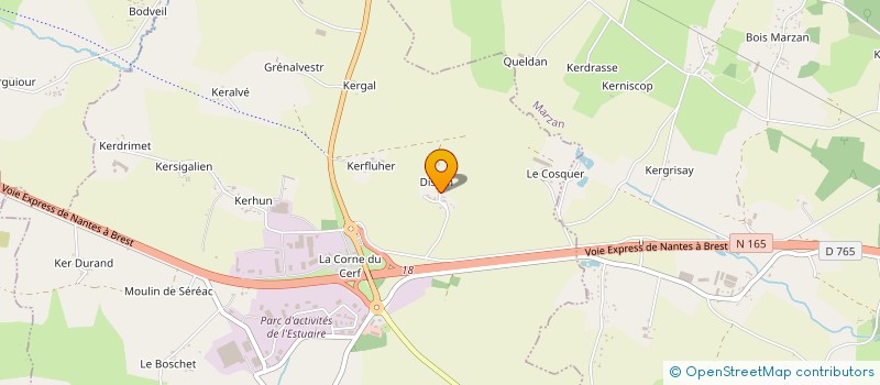 localisation de l'entreprise SCI HERY  ARZAL