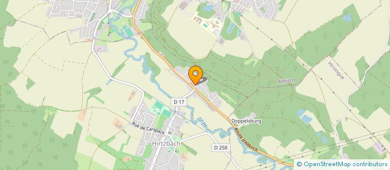 localisation de l'entreprise SCI HERZOG - FEHR  HIRTZBACH