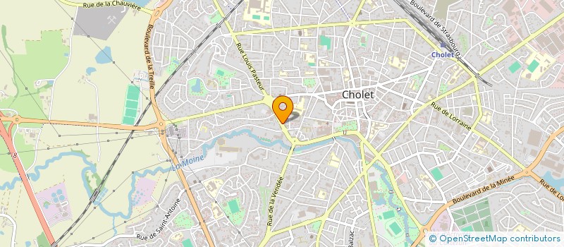 localisation de l'entreprise SCI HESA à CHOLET