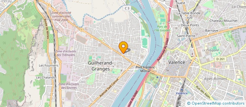 localisation de l'entreprise SCI HESASE à GUILHERAND-GRANGES