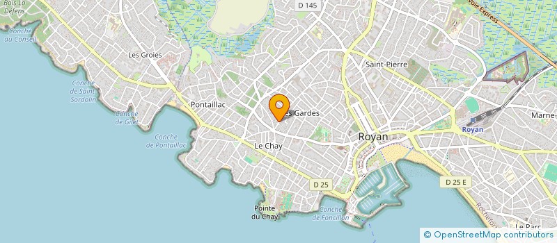 localisation de l'entreprise SCI HESAX  ROYAN