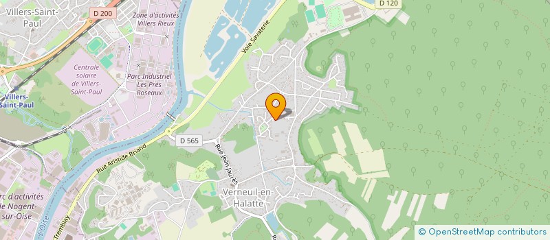 localisation de l'entreprise SCI HESCHEL  VERNEUIL-EN-HALATTE