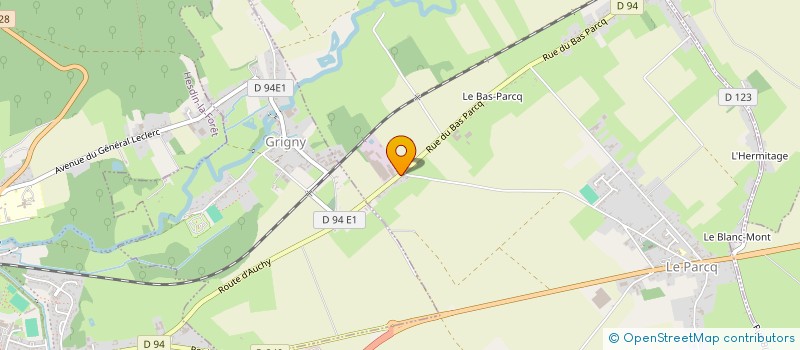 localisation de l'entreprise SCI HESDIN ROCKS  LE PARCQ