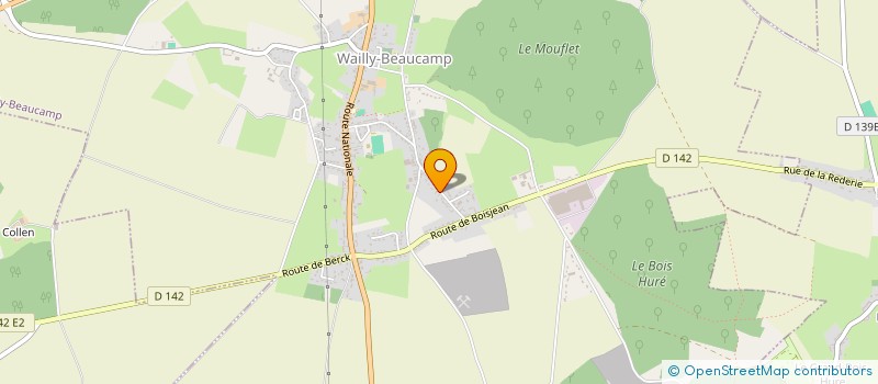 localisation de l'entreprise SCI HESDINA  LE BOISLE