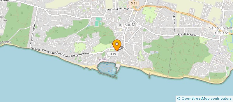 localisation de l'entreprise SCI HESED à JARD-SUR-MER