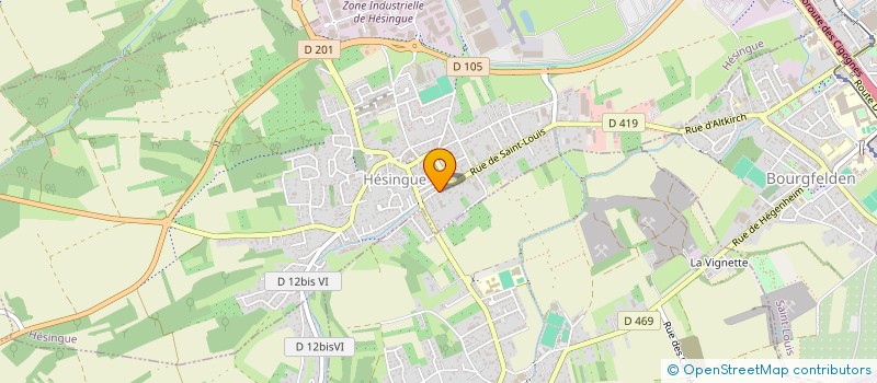 localisation de l'entreprise SCI HESINGUE PROMOTION  HESINGUE