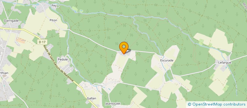 localisation de l'entreprise SCI HESLEAU  SOUSTONS