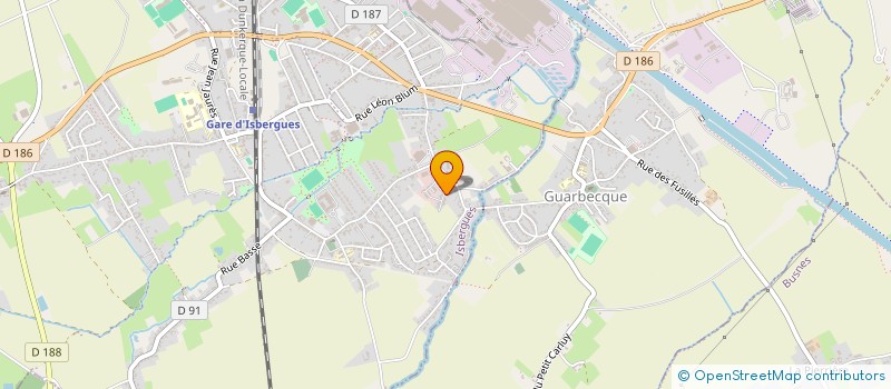 localisation de l'entreprise SCI HESPERIDES  ISBERGUES